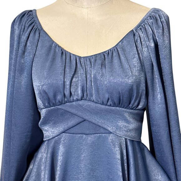 Altar’d State Vanissa Romper in Slate blue size S - Picture 5 of 9